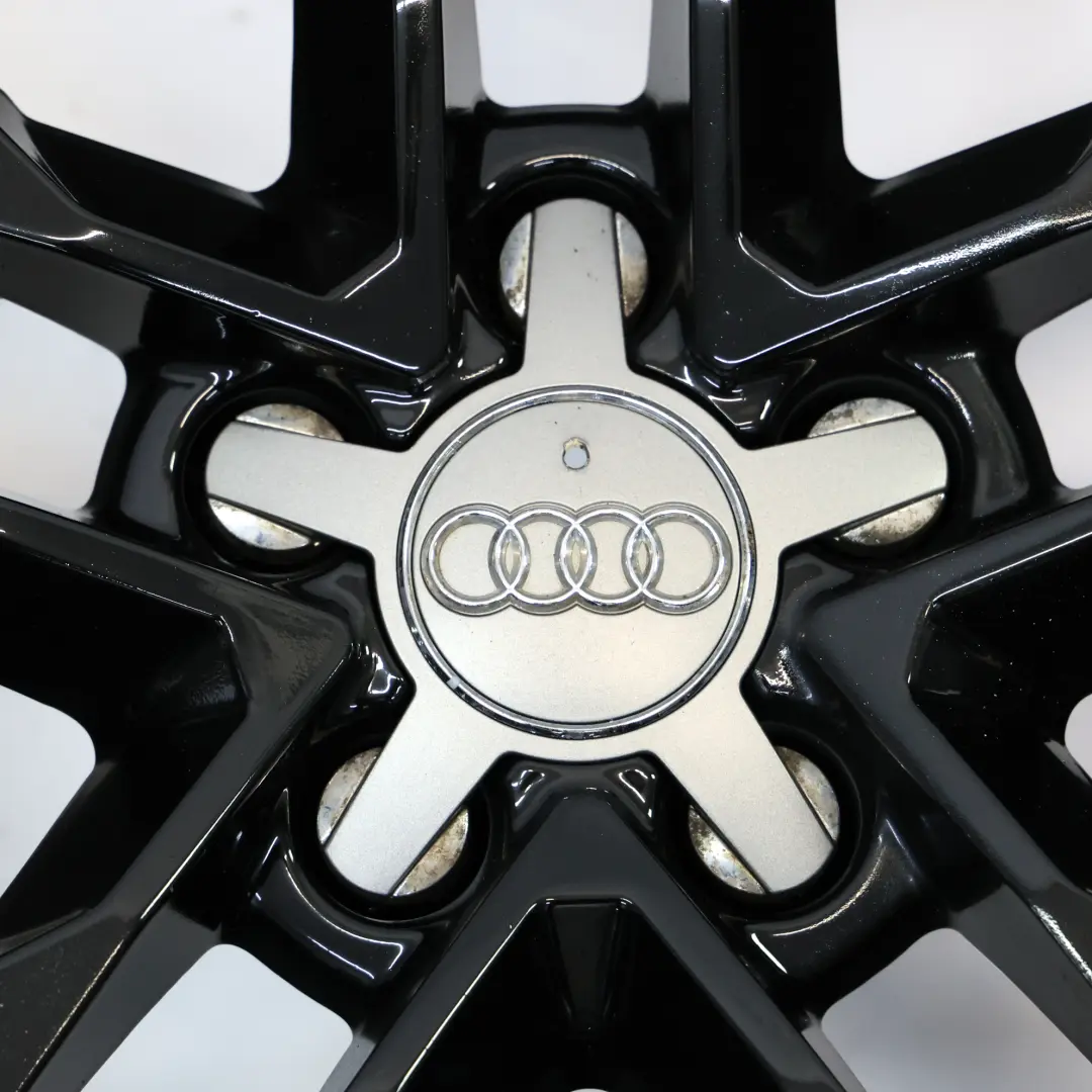 8S Black Wheel Alloy Rim 19" 9J ET:52 Star Double Spoke to Audi TT FV with Part number 8S0601025F Audi TT FV 8S Black Wheel Alloy Rim 19" 9J ET:52 Star Double Spoke - SKU 8S0601025F-3 - Part number 8S0601025F