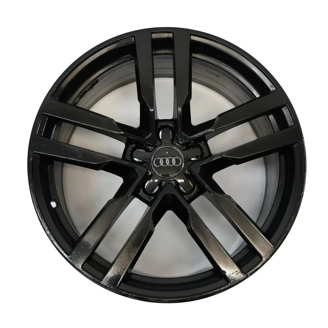 8S Black Wheel Alloy Rim 19" 9J ET:52 Star Double Spoke to Audi TT FV with Part number 8S0601025F Audi TT FV 8S Black Wheel Alloy Rim 19" 9J ET:52 Star Double Spoke - SKU 8S0601025F-4 - Part number 8S0601025F