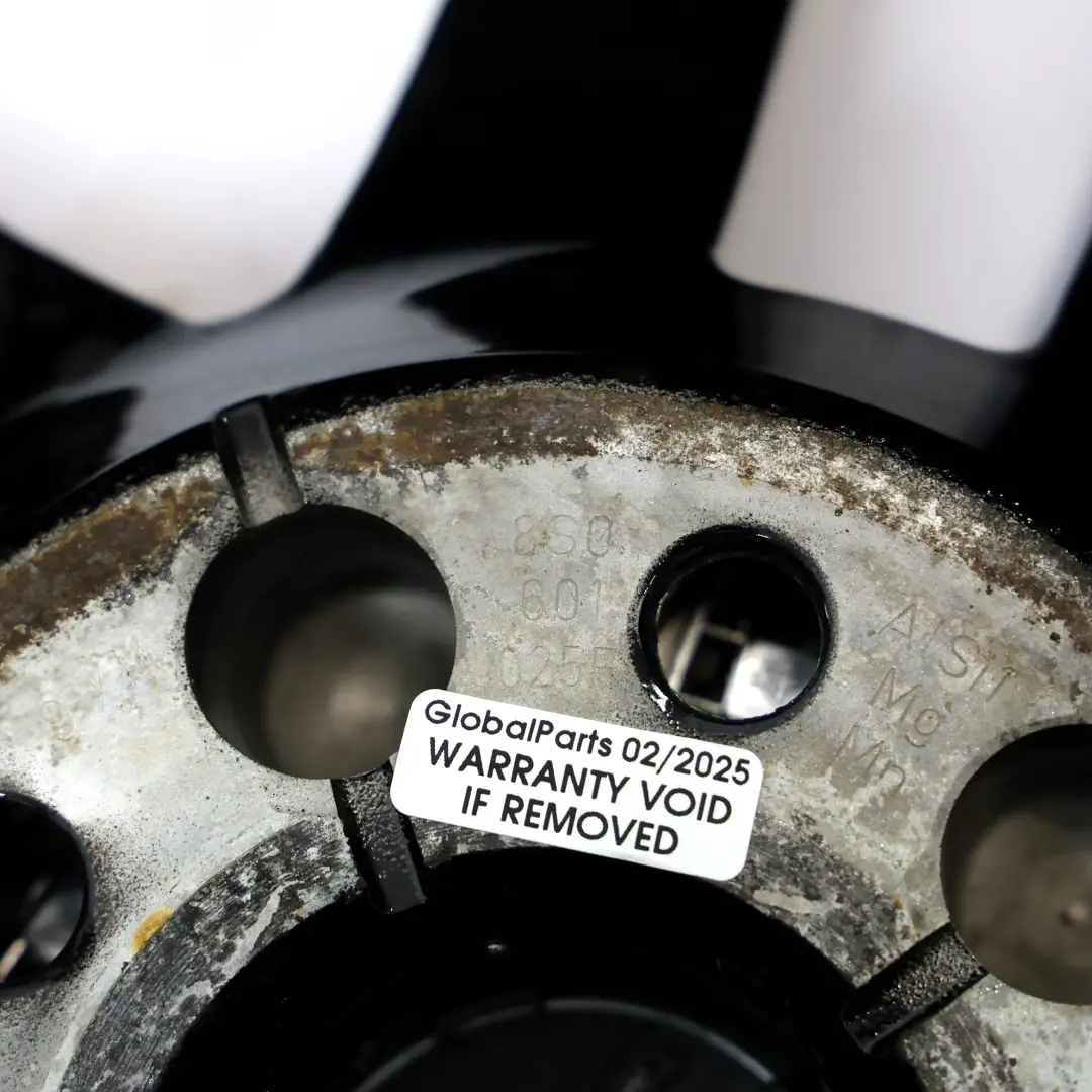 8S Black Wheel Alloy Rim 19" 9J ET:52 Star Double Spoke to Audi TT FV with Part number 8S0601025F Audi TT FV 8S Black Wheel Alloy Rim 19" 9J ET:52 Star Double Spoke - SKU 8S0601025F-4 - Part number 8S0601025F