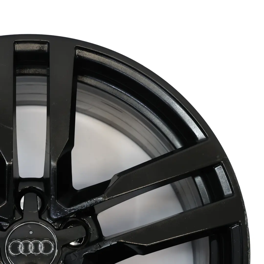 8S Black Wheel Alloy Rim 19" 9J ET:52 Star Double Spoke to Audi TT FV with Part number 8S0601025F Audi TT FV 8S Black Wheel Alloy Rim 19" 9J ET:52 Star Double Spoke - SKU 8S0601025F-4 - Part number 8S0601025F