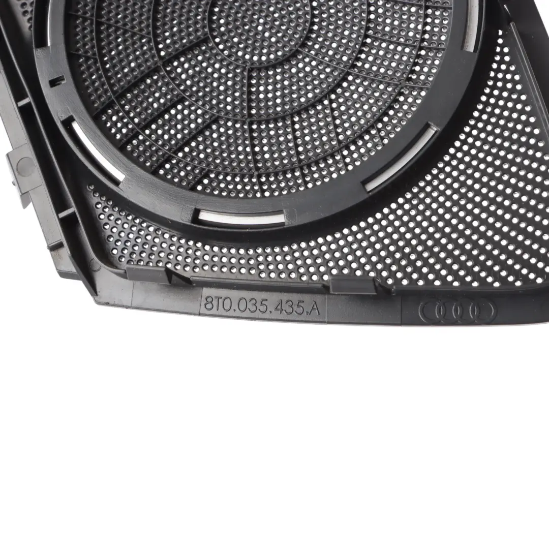 Panneau de garniture de haut parleur porte arrière gauche pour Audi A5 8T à propos du numéro de pièce 8T0035435A Audi A5 8T Panneau de garniture de haut parleur porte arrière gauche - SKU 8T0035435A - Numéro de pièce 8T0035435A