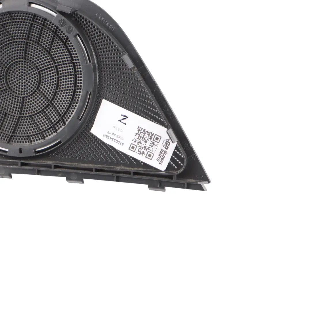 Audi A5 8T Speaker Cover Rear Right O/S Door Card Trim Panel - SKU 8T0035436A - Part number 8T0035436A