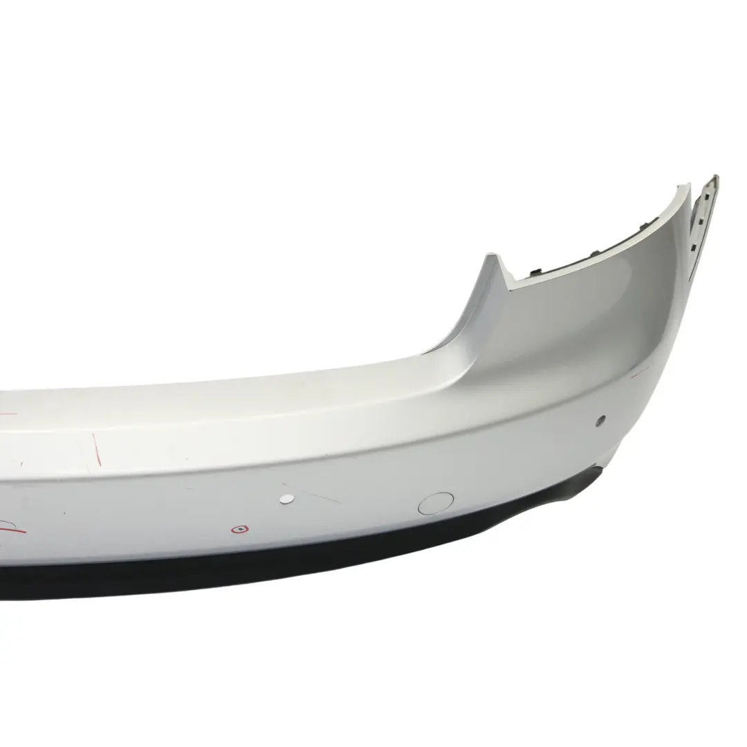 Bumper Trim Panel Covering Ice Silver Metallic - X7W to Audi A5 8T Rear with Part number 8T0807303A Audi A5 8T Rear Bumper Trim Panel Covering Ice Silver Metallic - X7W - SKU 8T0807303A-ICS1 - Part number 8T0807303A