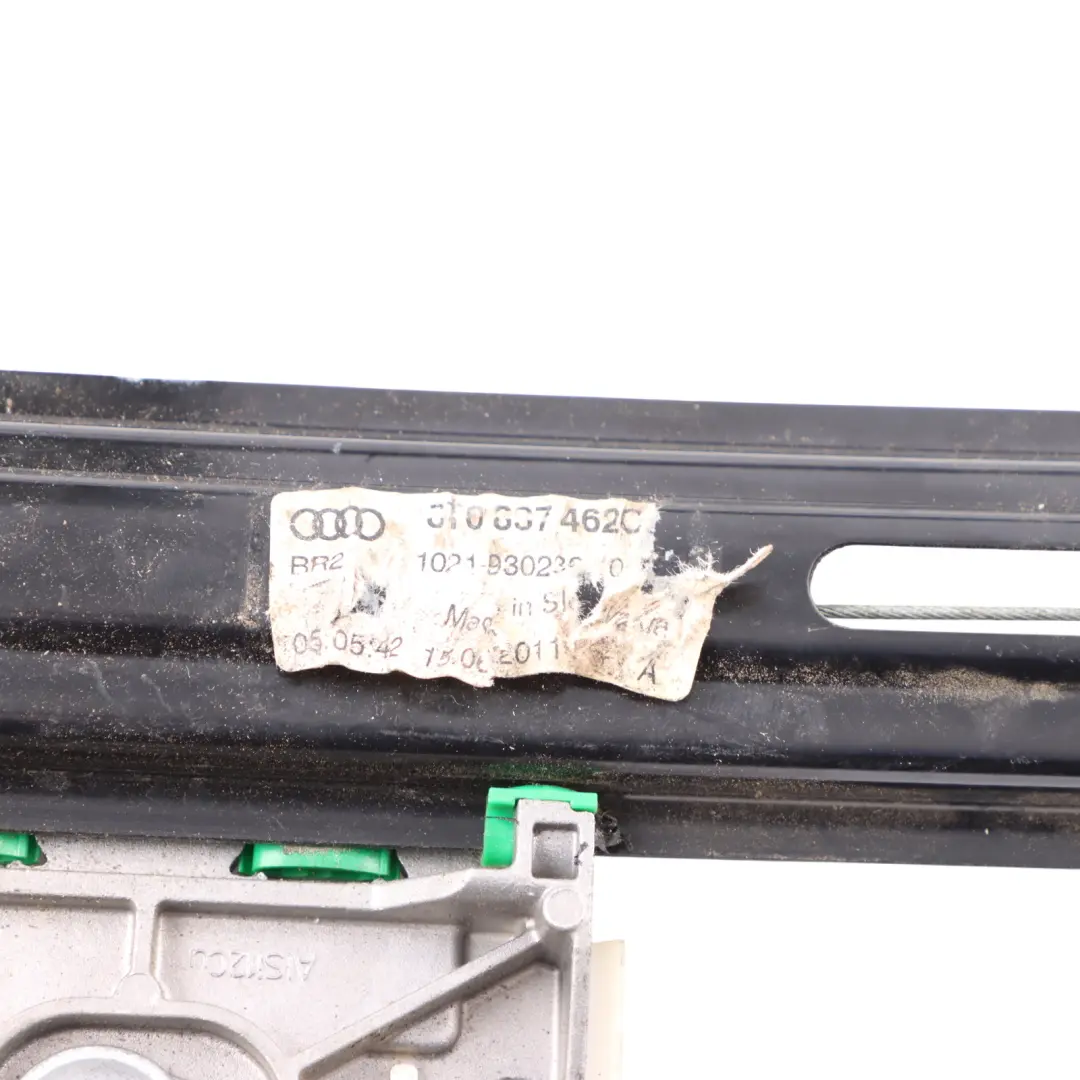 Audi A5 8T Front Door Window Lifter Regulator Right O/S - SKU 8T0837462C - Part number 8T0837462C
