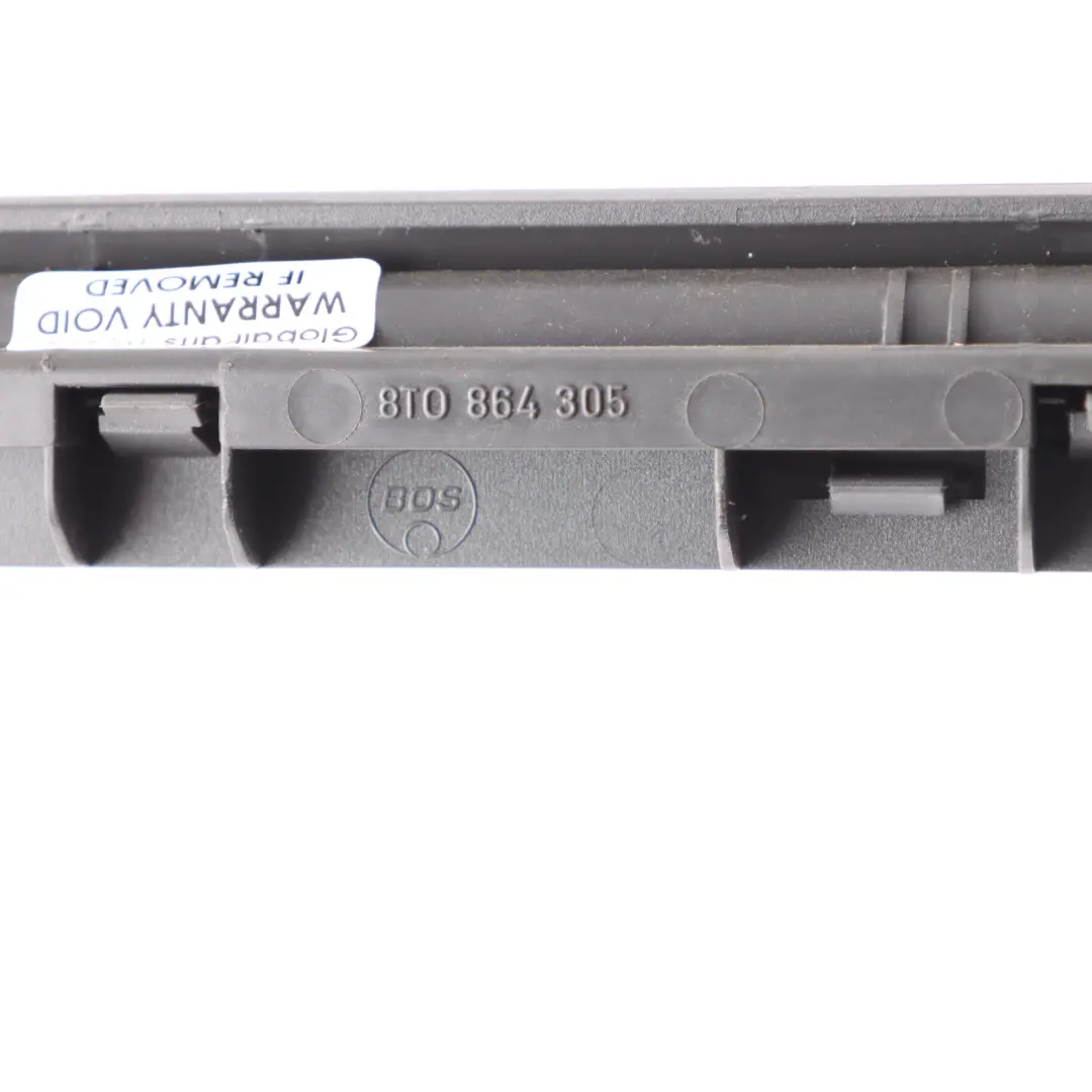 Boot Trunk Rear Shelf Mount Rail Strip Left N/S to Audi A5 8T with Part number 8T0864305 Audi A5 8T Boot Trunk Rear Shelf Mount Rail Strip Left N/S - SKU 8T0864305 - Part number 8T0864305