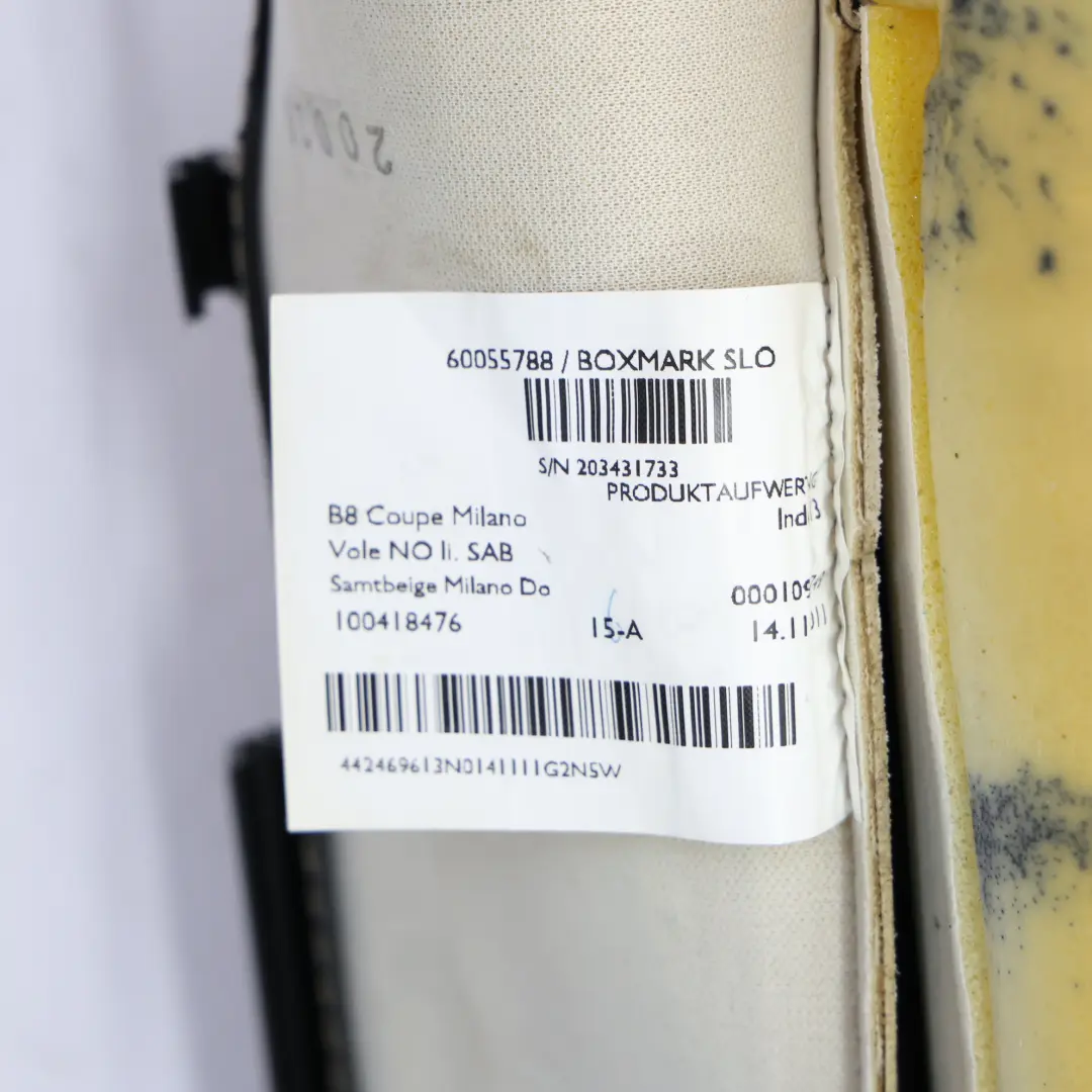 Coupé Siège Avant Gauche Intérieur Chauffant Cuir Beige pour Audi A5 8T à propos du numéro de pièce 8T0881805G Audi A5 8T Coupé Siège Avant Gauche Intérieur Chauffant Cuir Beige - SKU 8T0881805G - Numéro de pièce 8T0881805G