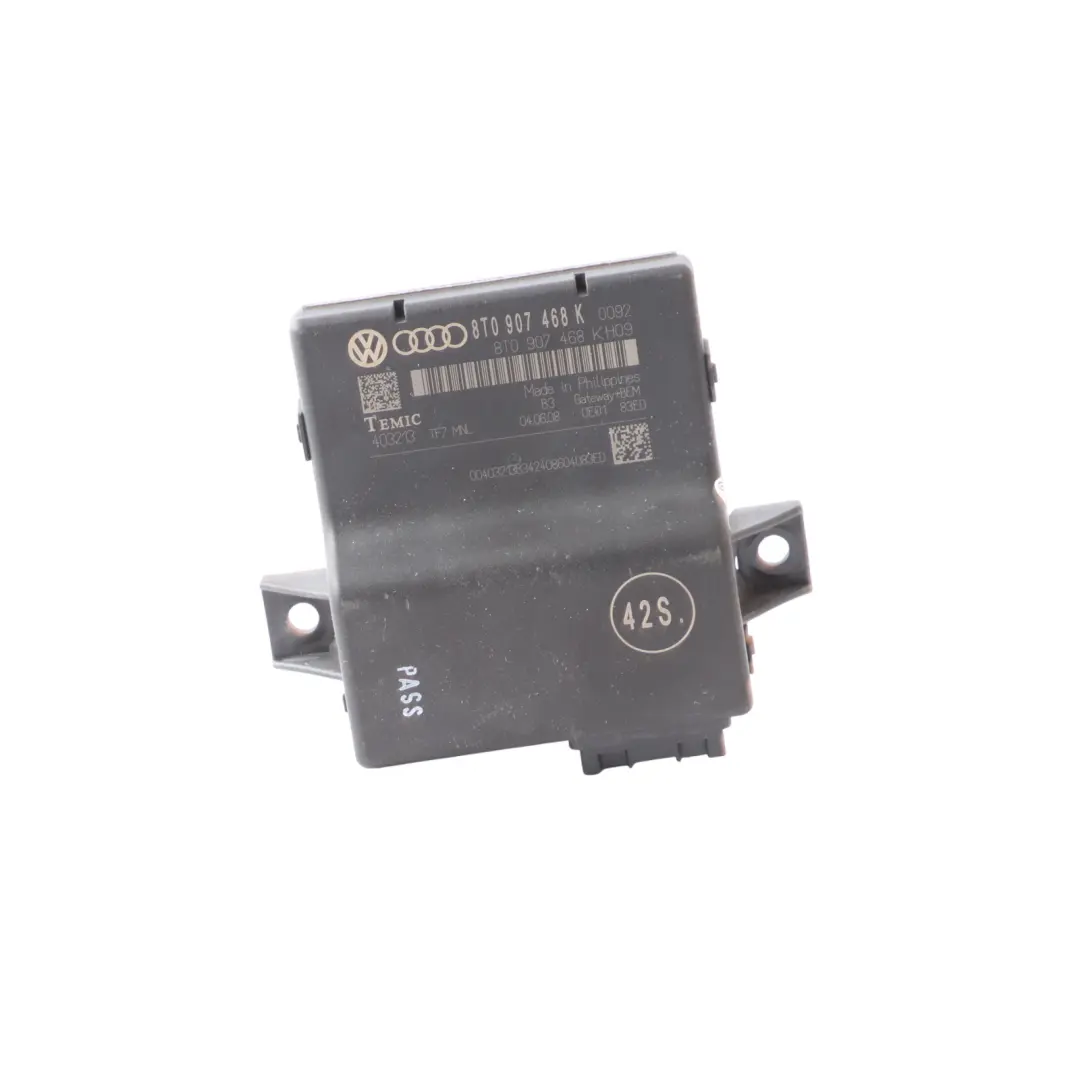  Gateway Schnittstelle Audi A5 8T A4 B8 Steuergerät Modul ECU - SKU 8T0907468K - Teilenummer 8T0907468K