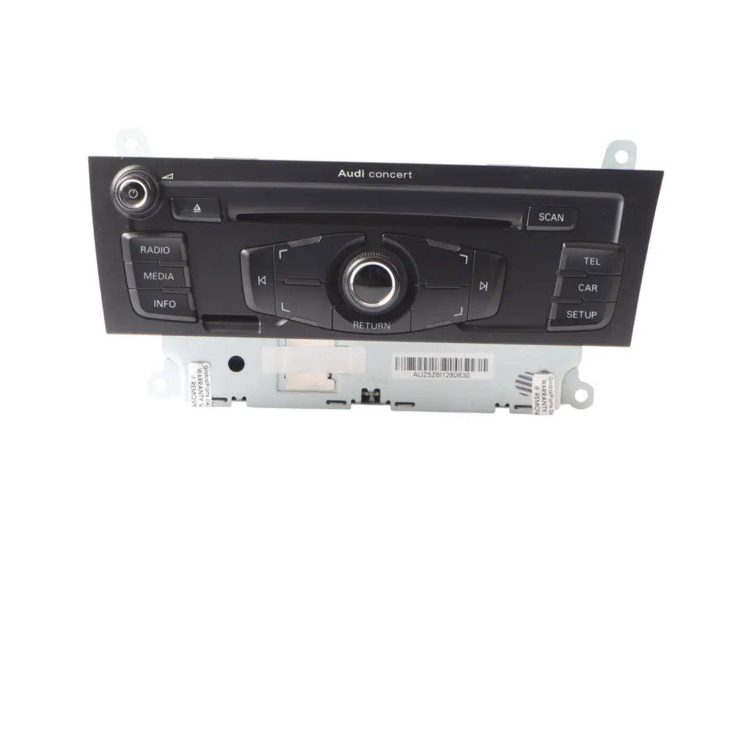 Audi A4 B8 Radio Media Player Audio CD Head Unit Player Concert - SKU 8T2035186P - Part number 8T2035186P