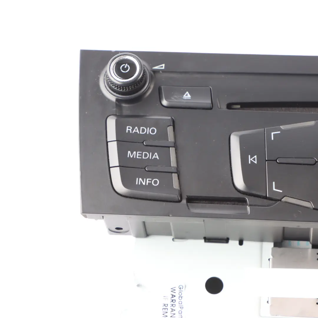 Audi A4 B8 Radio Media Player Audio CD Head Unit Player Konzert - SKU 8T2035186P - Teilenummer 8T2035186P