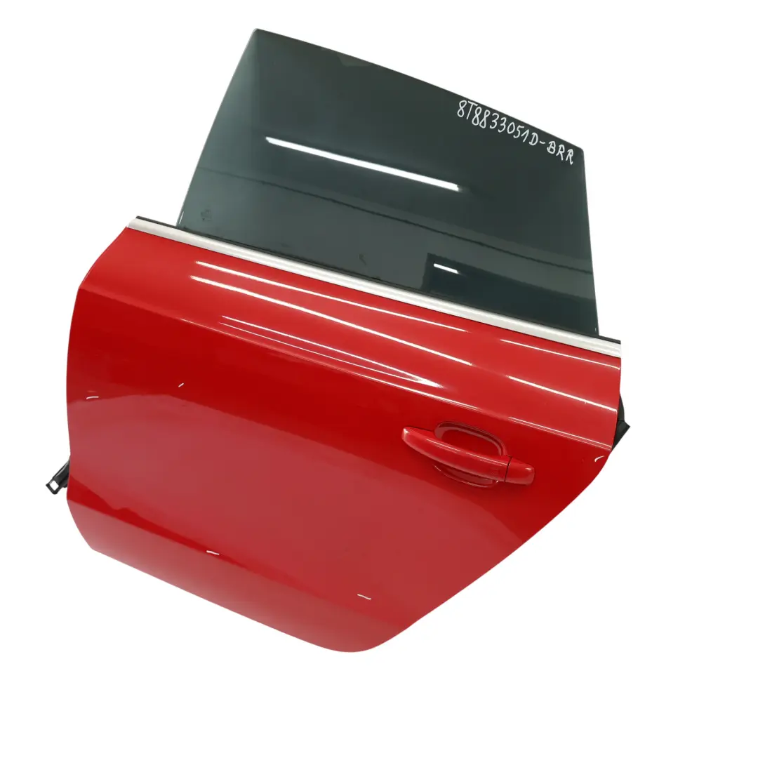 Audi A5 8T Sportback Drzwi Lewe Tylne Brilliant Red Czerwony - Y3J - SKU 8T8833051D-BRR - Numer Części 8T8833051D