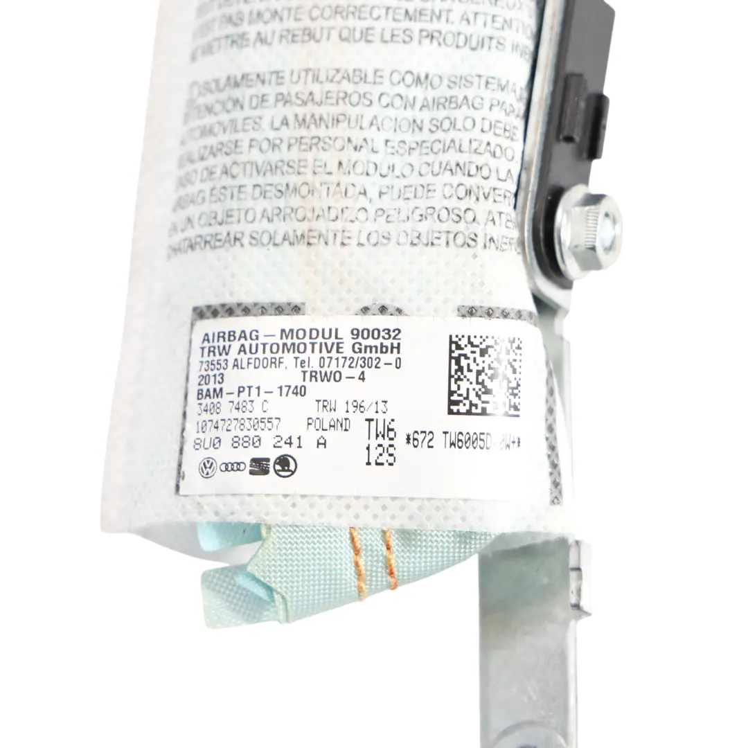 AUDI Q3 8U Side SRS Air Module Front Seat Left N/S Module - SKU 8U0880241A - Part number 8U0880241A