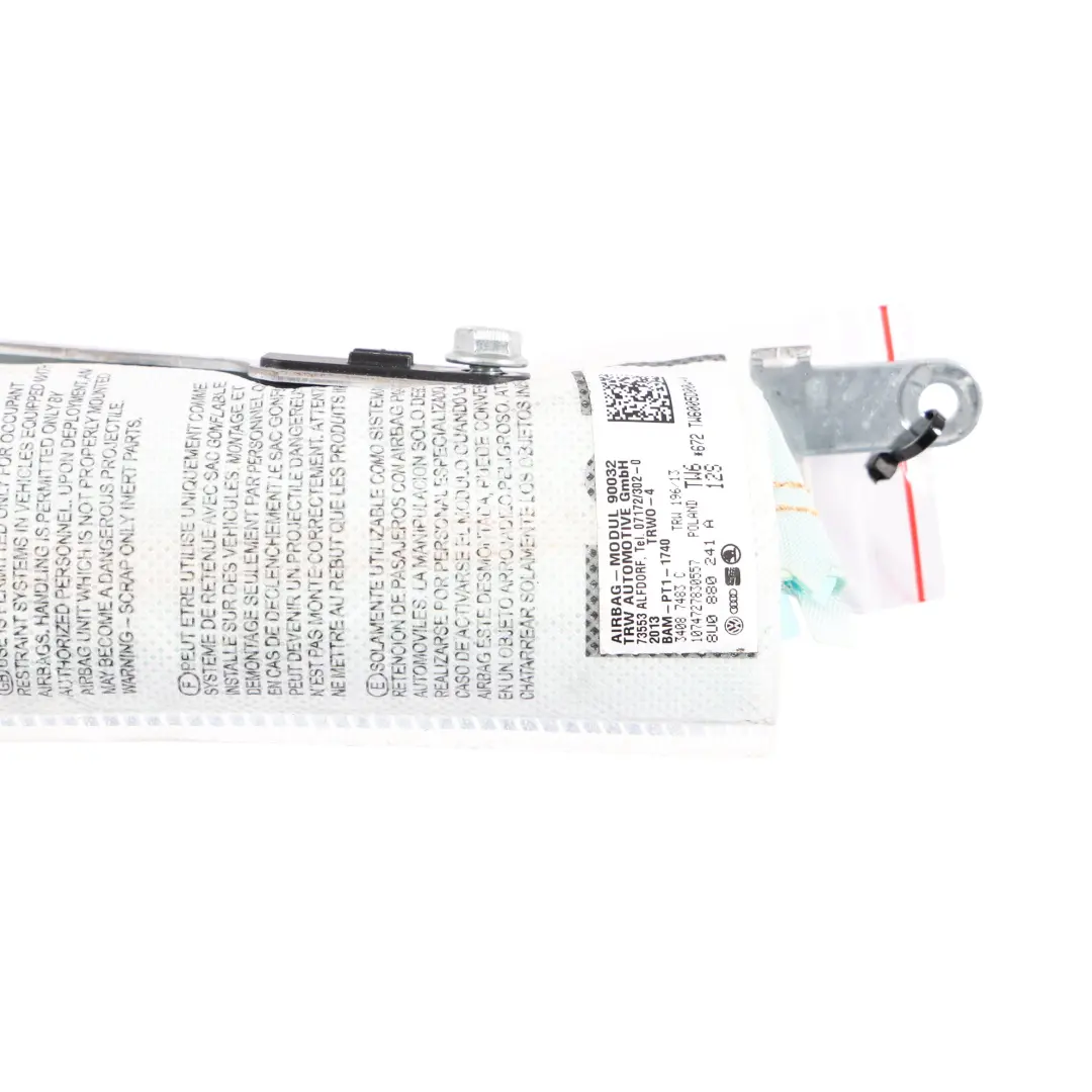 Modulo aria SRS laterale sedile anteriore sinistro modulo per AUDI Q3 8U con numero di parte 8U0880241A AUDI Q3 8U Modulo aria SRS laterale sedile anteriore sinistro modulo - SKU 8U0880241A - Numero di parte 8U0880241A