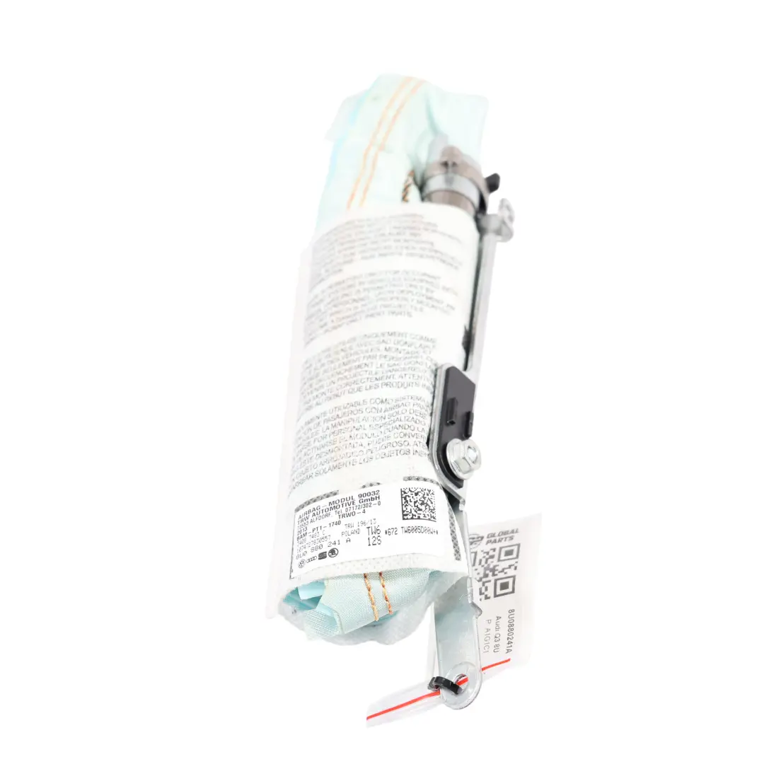Modulo aria SRS laterale sedile anteriore sinistro modulo per AUDI Q3 8U con numero di parte 8U0880241A AUDI Q3 8U Modulo aria SRS laterale sedile anteriore sinistro modulo - SKU 8U0880241A - Numero di parte 8U0880241A