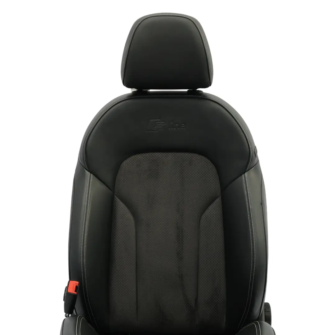  Siège Avant Sport Audi Q3 8U S-Line Chauffant Gauche Tissu Cuir Noir Argent - SKU 8U0881805AL-2 - Numéro de pièce 8U0881805AL
