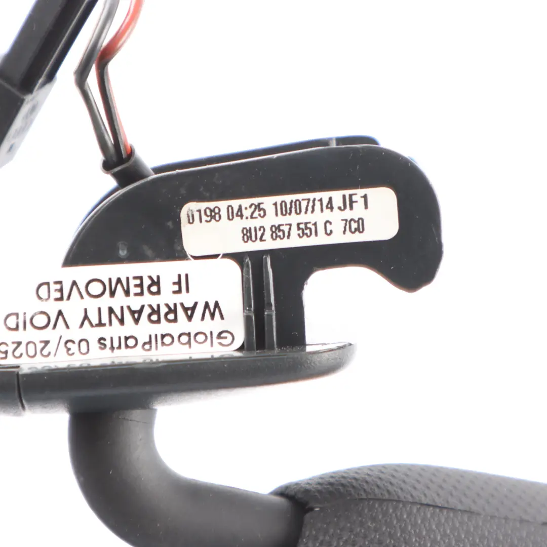 Sun Visor Left N/S Sunvisor Mirror Panel to Audi Q3 8U with Part number 8U2857551C Audi Q3 8U Sun Visor Left N/S Sunvisor Mirror Panel - SKU 8U2857551C-1 - Part number 8U2857551C