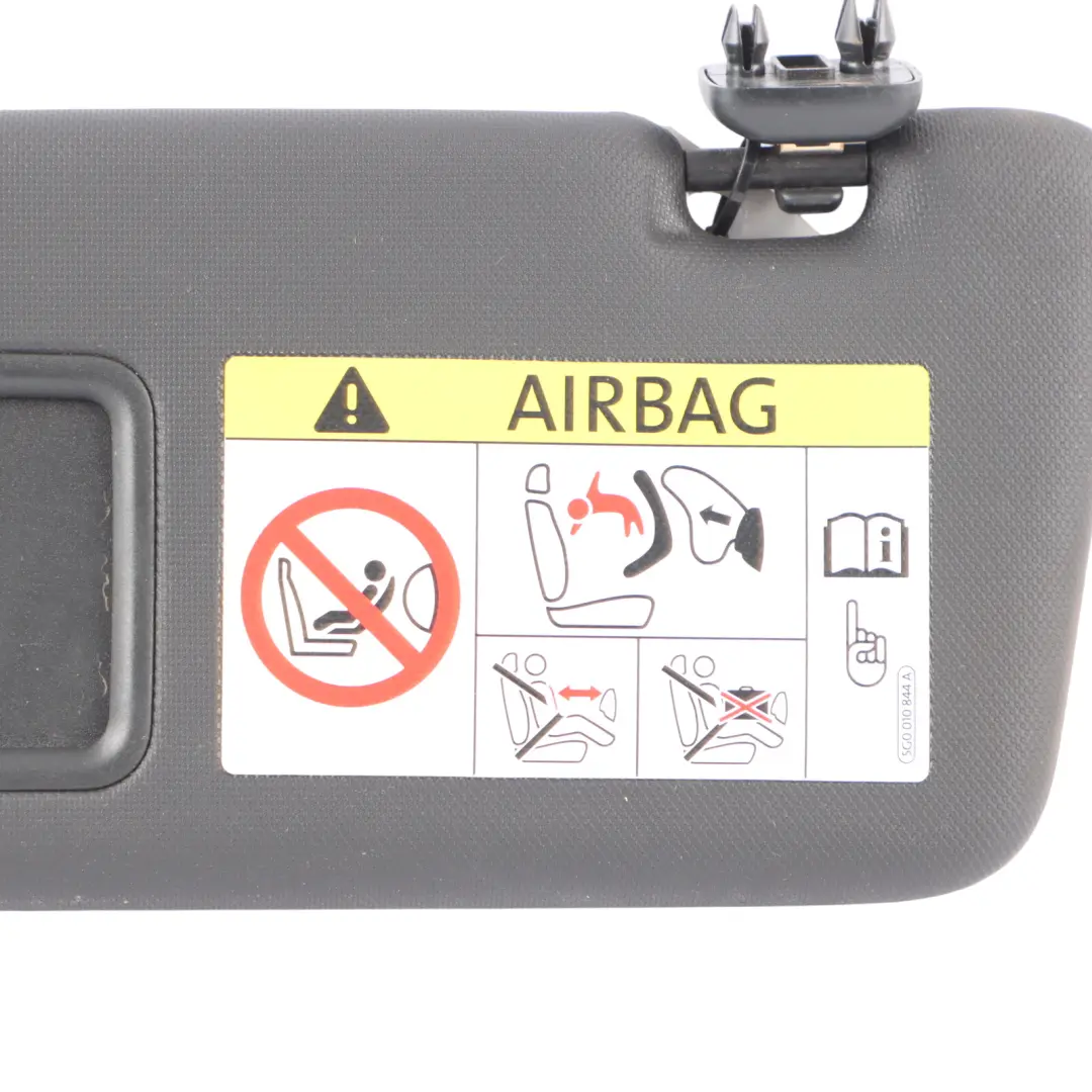 Sun Visor Left N/S Sunvisor Mirror Panel to Audi Q3 8U with Part number 8U2857551C Audi Q3 8U Sun Visor Left N/S Sunvisor Mirror Panel - SKU 8U2857551C-1 - Part number 8U2857551C