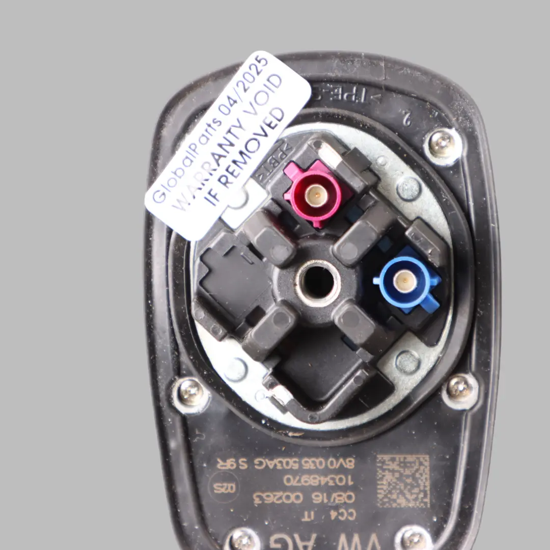 Audi A3 8V Antena Dachowa Rekin Shark Biała Perła - S9R - SKU 8V0035503AG-MGW - Numer Części 8V0035503AG