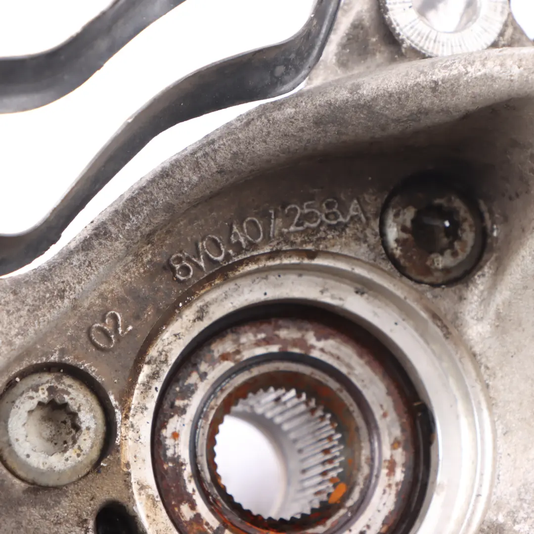 Carrier Front Right O/S Wheel Hub Holder Brake Disc Plate to Audi RS3 8V Wheel with Part number 8V0407254A Audi RS3 8V Wheel Carrier Front Right O/S Wheel Hub Holder Brake Disc Plate - SKU 8V0407254A - Part number 8V0407254A