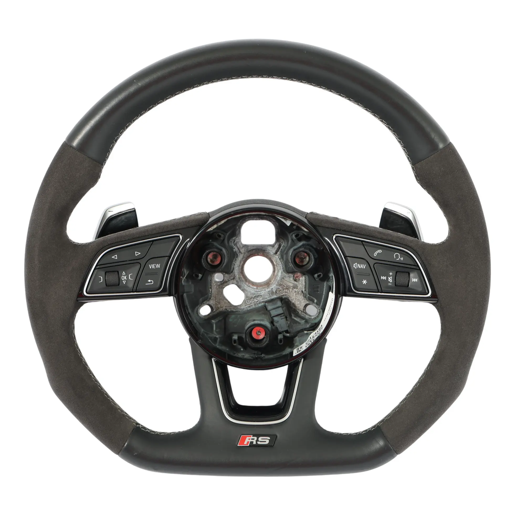 Audi RS3 8V Volante In Pelle Nera Alcantara Fondo Piatto 8V0419091CD