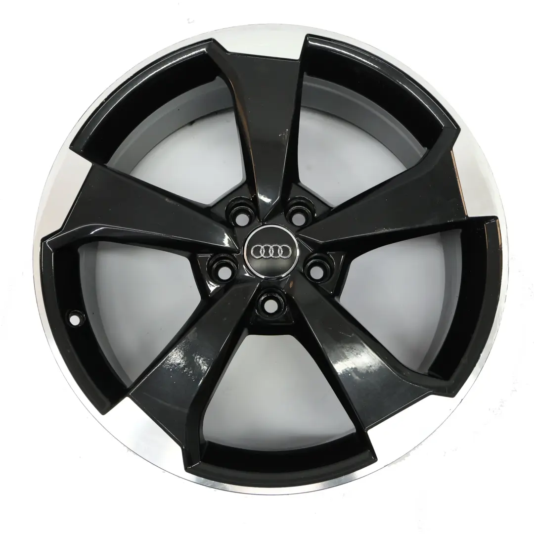 Rotor Wheel Alloy Rim 19" 8,0J ET:49 to Audi A3 RS3 8V Black with Part number 8V0601025FA Audi A3 RS3 8V Black Rotor Wheel Alloy Rim 19" 8,0J ET:49 - SKU 8V0601025FA-1 - Part number 8V0601025FA