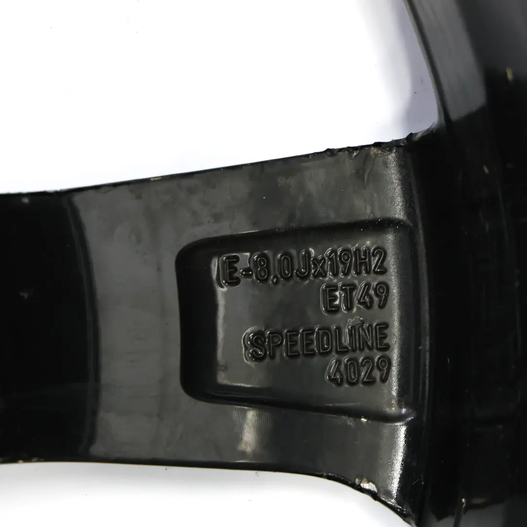 Audi A3 RS3 8V Schwarzer Rotor Alufelge 19" 8,0J ET:49 - SKU 8V0601025FA-2 - Teilenummer 8V0601025FA