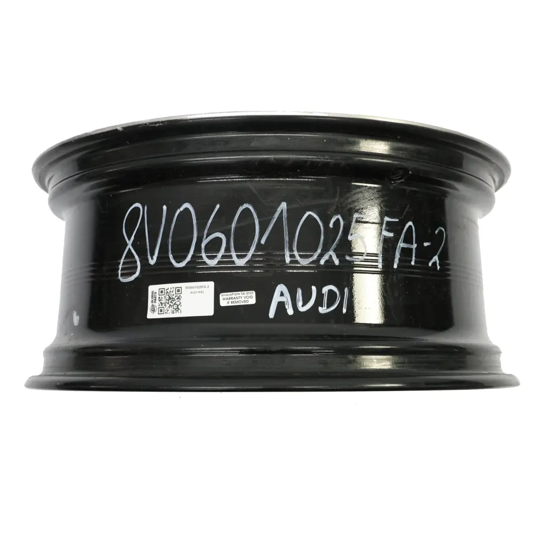 Audi A3 RS3 8V Schwarzer Rotor Alufelge 19" 8,0J ET:49 - SKU 8V0601025FA-2 - Teilenummer 8V0601025FA