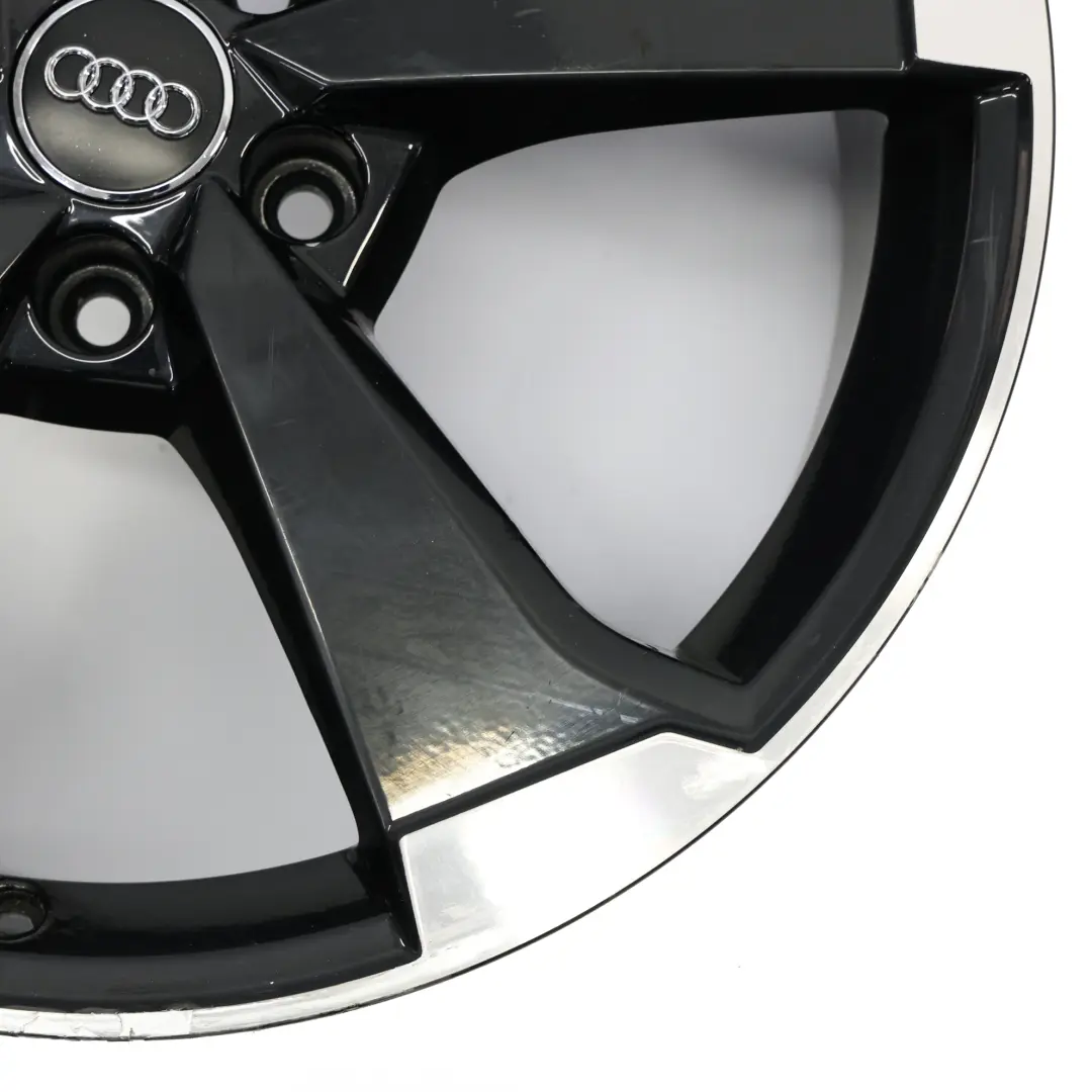 Rotor Wheel Alloy Rim 19" 8,0J ET:49 to Audi A3 RS3 8V Black with Part number 8V0601025FA Audi A3 RS3 8V Black Rotor Wheel Alloy Rim 19" 8,0J ET:49 - SKU 8V0601025FA-3 - Part number 8V0601025FA