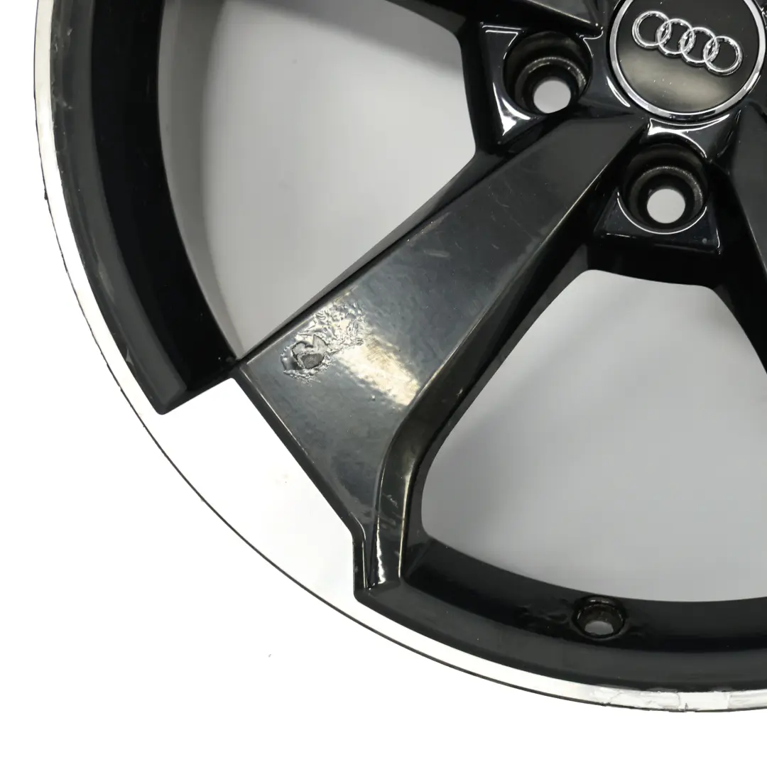 Rotor Wheel Alloy Rim 19" 8,0J ET:49 to Audi A3 RS3 8V Black with Part number 8V0601025FA Audi A3 RS3 8V Black Rotor Wheel Alloy Rim 19" 8,0J ET:49 - SKU 8V0601025FA-3 - Part number 8V0601025FA