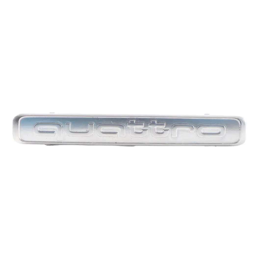 Audi A3 TT FV Dashboard Console Quattro Label Badge Trim Panel Chrom 8V0853191 - SKU 8V0853191E - Part number 8V0853191E
