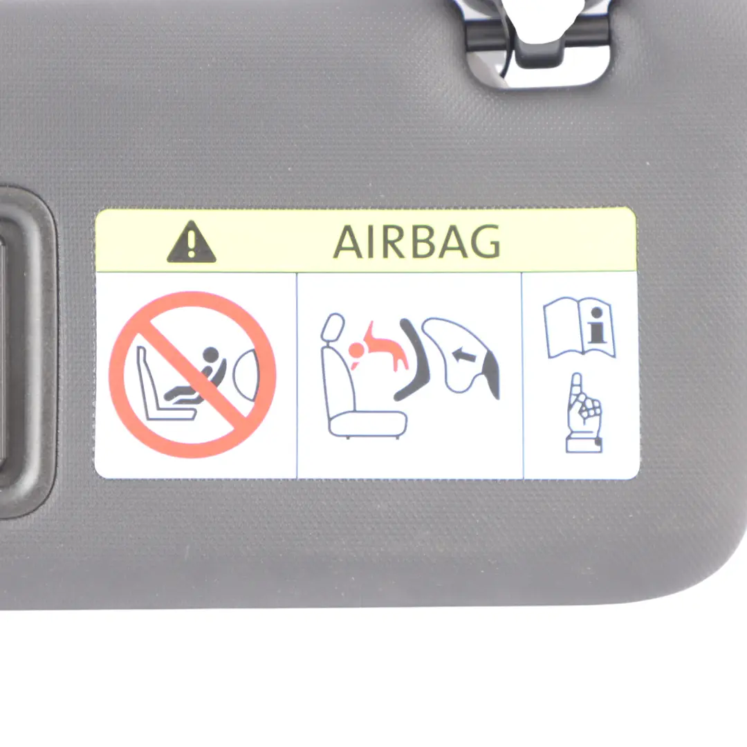 Audi S3 8V Sun Visor Cover Panel Left N/S Sunvisor Grey - SKU 8V0857551-1 - Part number 8V0857551