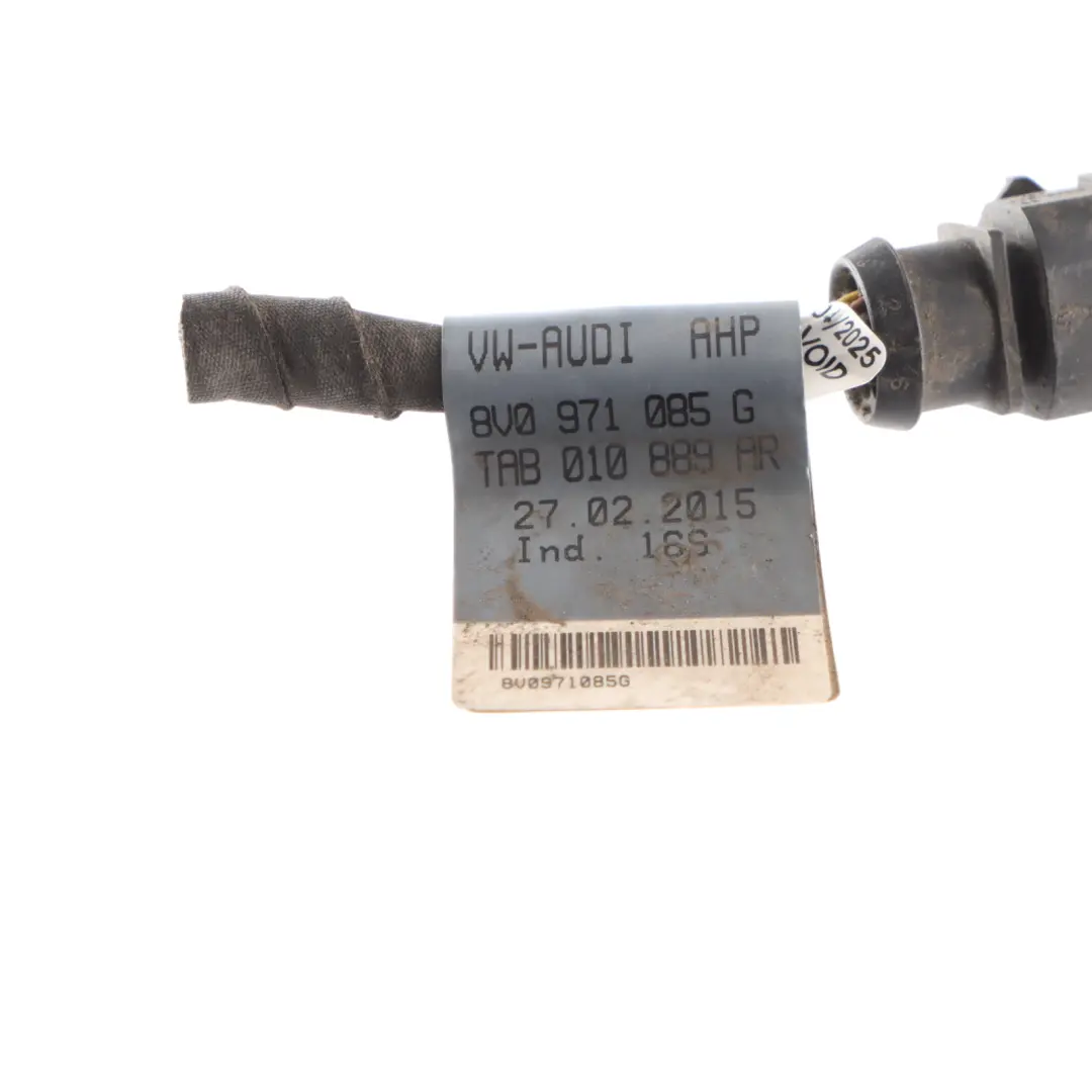 Cablaggio Sensore Impatto Paraurti Anteriore per Audi A3 8V con numero di parte 8V0971085G Audi A3 8V Cablaggio Sensore Impatto Paraurti Anteriore - SKU 8V0971085G - Numero di parte 8V0971085G