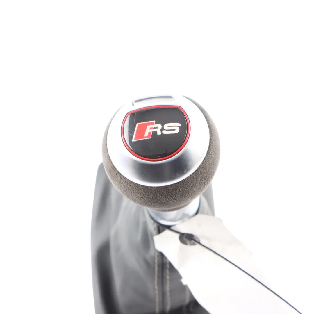 Audi RS3 8V Sportback Gear Selector Knob Automatic Leather Black - SKU 8V2713139AH - Part number 8V2713139AH