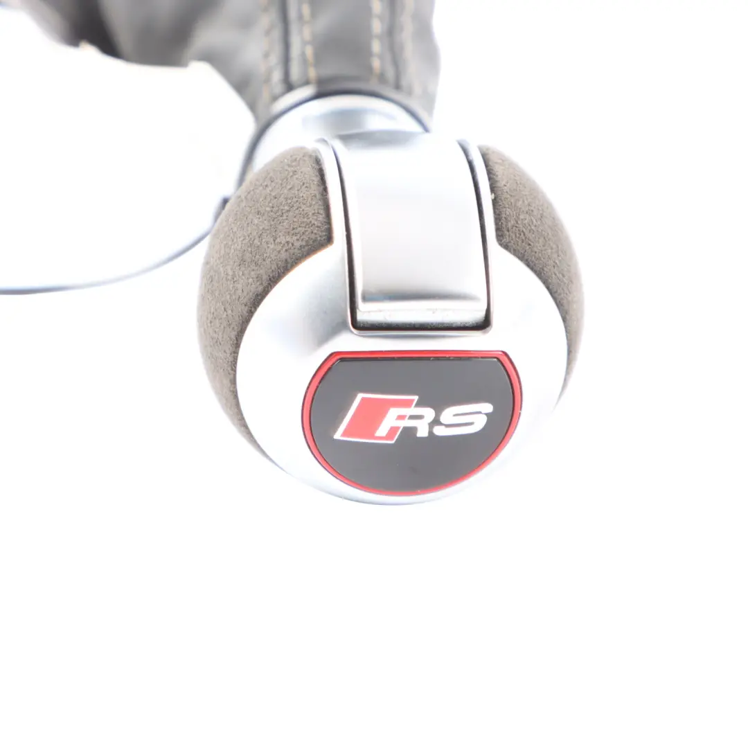 Sportback Gear Selector Knob Automatic Leather Black to Audi RS3 8V with Part number 8V2713139AH Audi RS3 8V Sportback Gear Selector Knob Automatic Leather Black - SKU 8V2713139AH - Part number 8V2713139AH