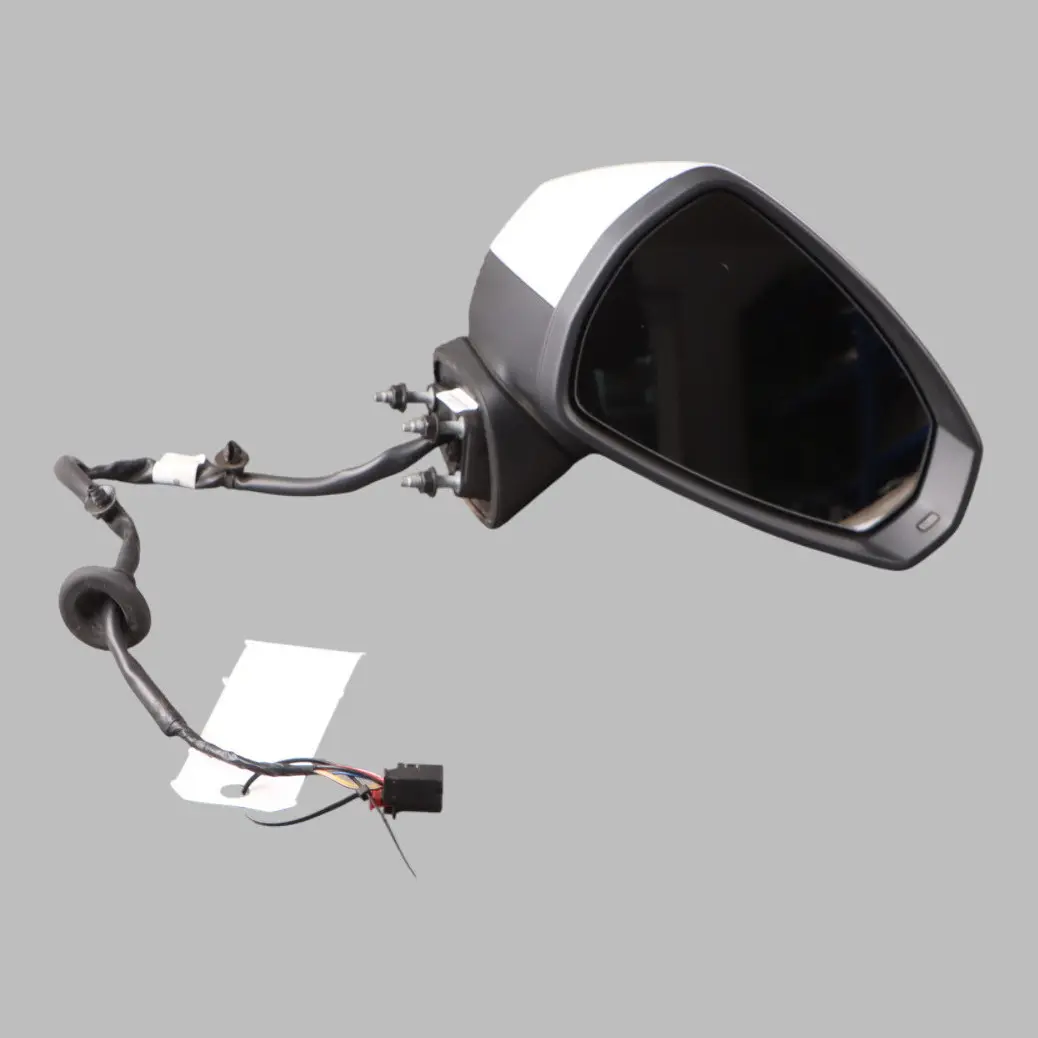 Audi A3 8V Wing Mirror Electric Door Right O/S Outside Glacier White Pearl S9R