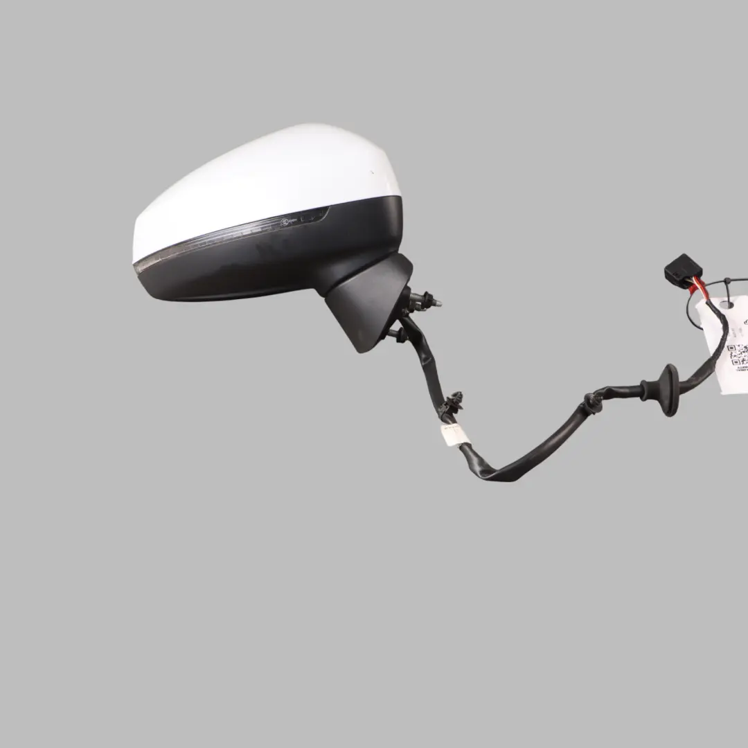 Wing Mirror Electric Door Right O/S Outside Glacier White Pearl S9R to Audi A3 8V with Part number 8V2857410F Audi A3 8V Wing Mirror Electric Door Right O/S Outside Glacier White Pearl S9R - SKU RHD-8V2857410F-MGW - Part number 8V2857410F