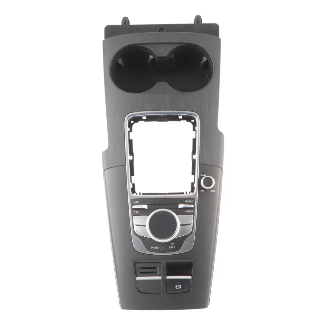 Audi A3 8V Centre Console Cup Holder Surround Trim Multimedia Control - SKU RHD-8V2864261A - Part number 8V2864261A