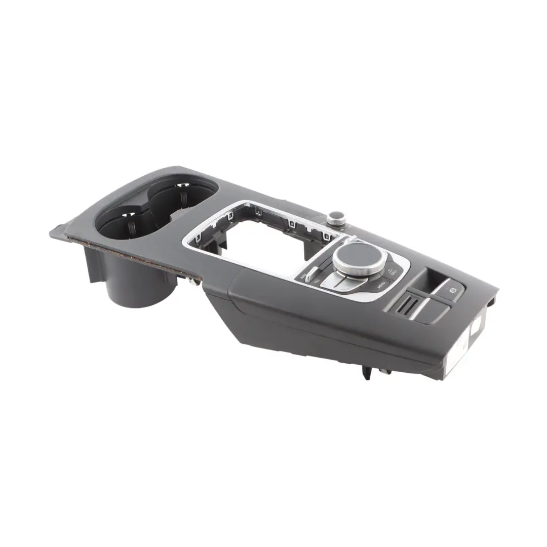 Audi A3 8V Centre Console Cup Holder Surround Trim Multimedia Control - SKU RHD-8V2864261A - Part number 8V2864261A