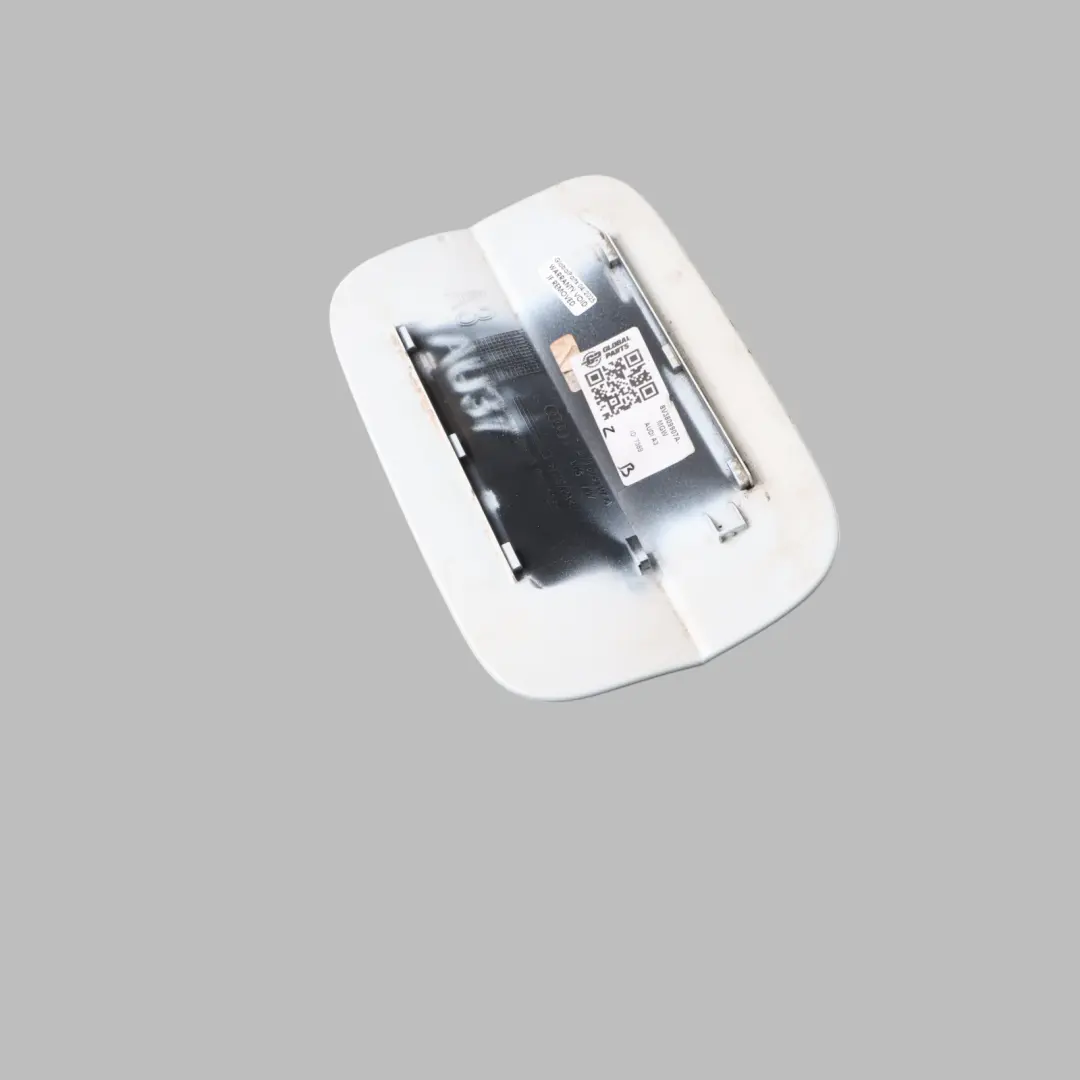 Audi A3 8V Tankdeckel Kraftstoffeinfüllstutzen Klappe Weiß – S9R - SKU 8V3809907A-MGW - Teilenummer 8V3809907A