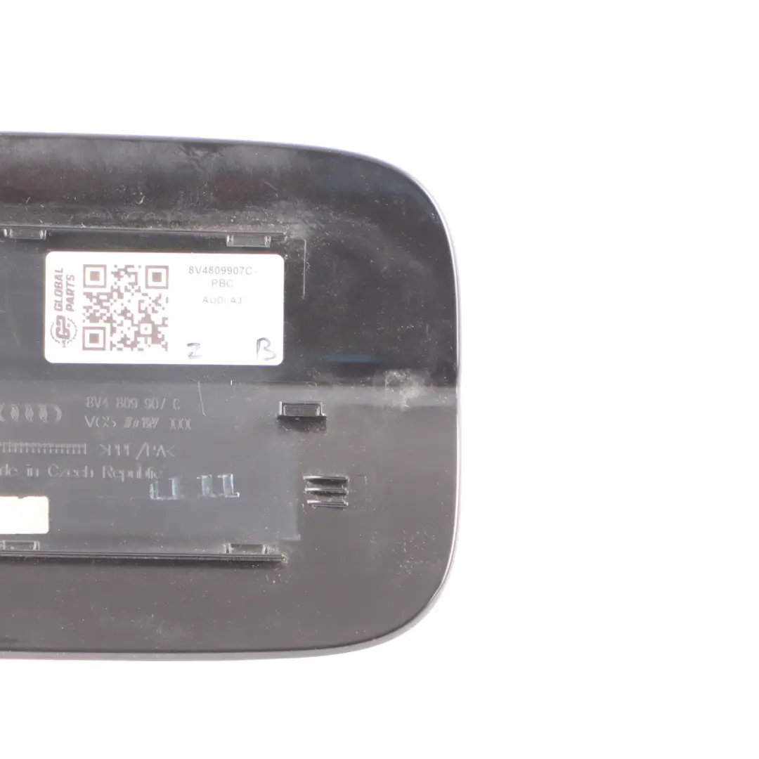 Tapón De Llenado De Combustible Panther Negro Cristal Z9Z para Audi A3 8V con número de pieza 8V4809907C Audi A3 8V Tapón De Llenado De Combustible Panther Negro Cristal Z9Z - SKU 8V4809907C-PBC - Número de pieza 8V4809907C