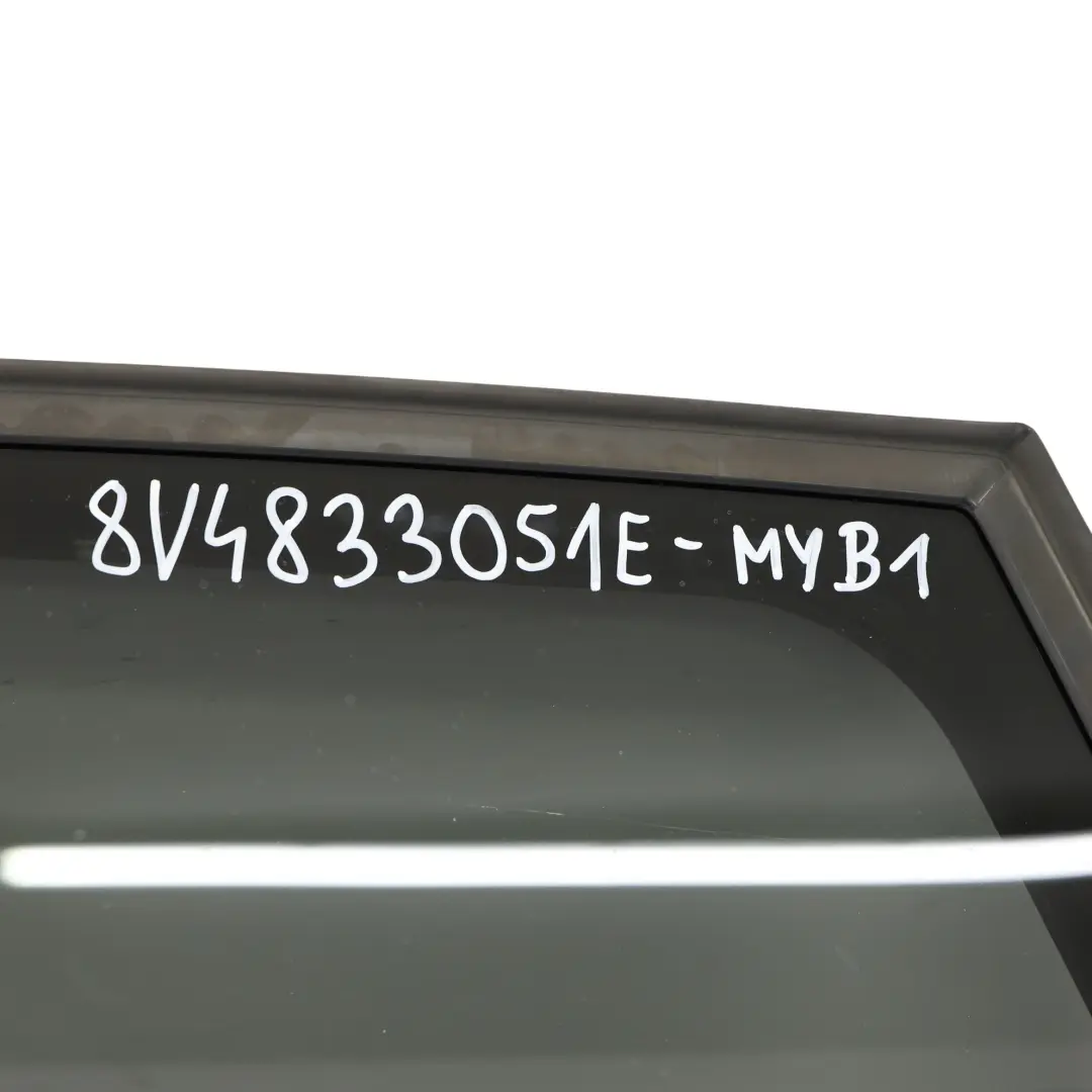 Audi A3 8V Sportback Rear Left N/S Door Mythical Black Metallic - Y9T - SKU 8V4833051E-MYB1 - Part number 8V4833051E