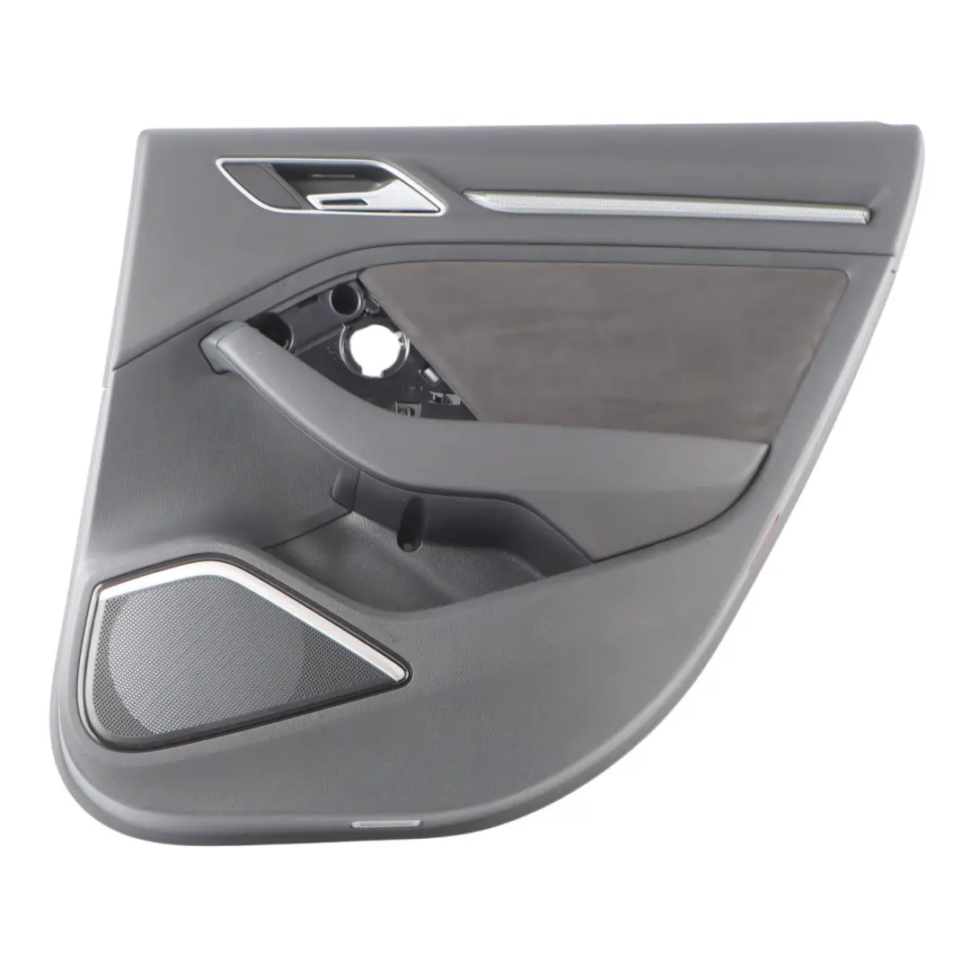 Door Card Armrest Cover Trim Panel Rear Right O/S Black to Audi RS3 8V with Part number 8V4867304G Audi RS3 8V Door Card Armrest Cover Trim Panel Rear Right O/S Black - SKU 8V4867304G - Part number 8V4867304G