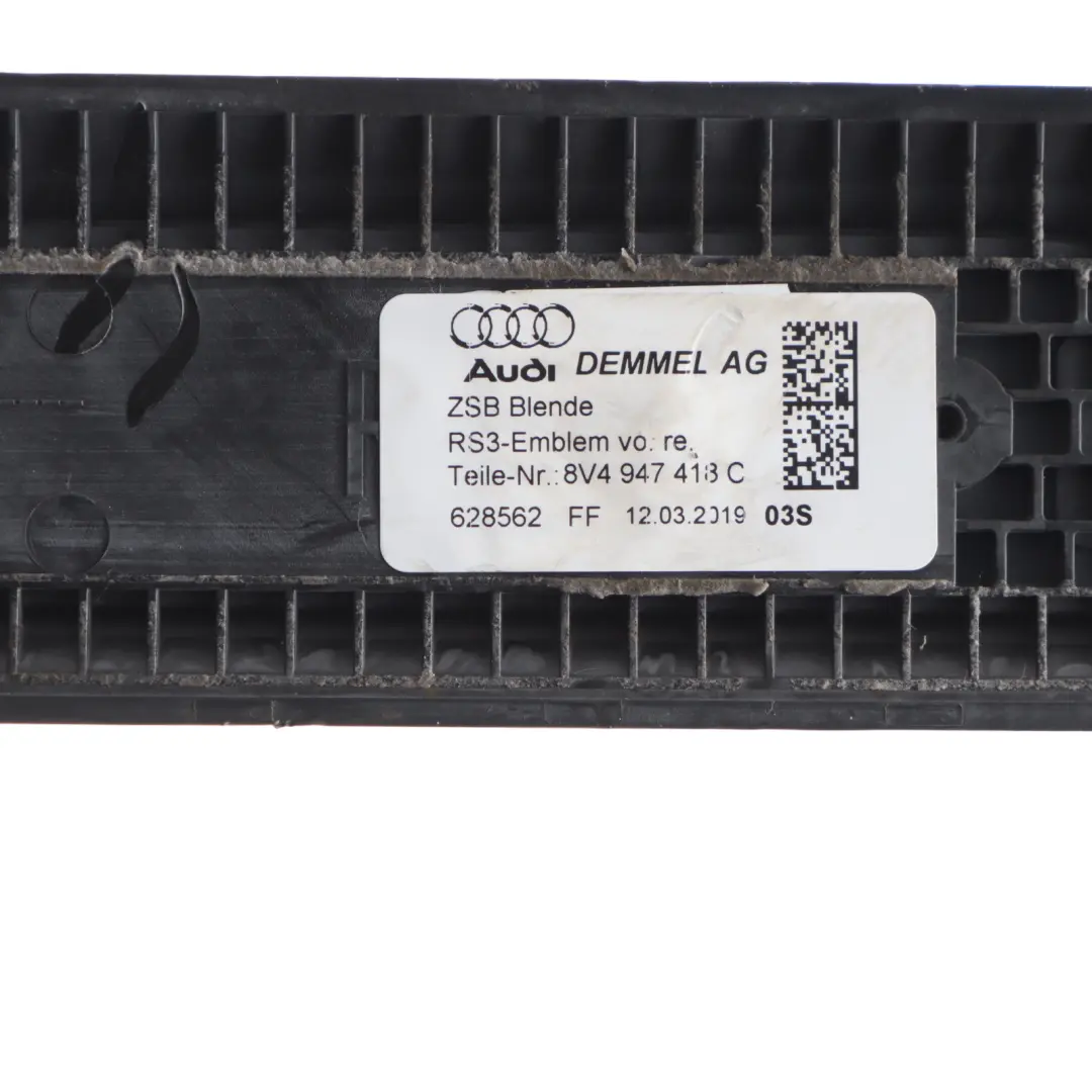 Sportback Sill Strip Step Plate Trim Front Right Door O/S Illuminated to Audi A3 8V with Part number 8V4947418C Audi A3 8V Sportback Sill Strip Step Plate Trim Front Right Door O/S Illuminated - SKU 8V4947418C - Part number 8V4947418C