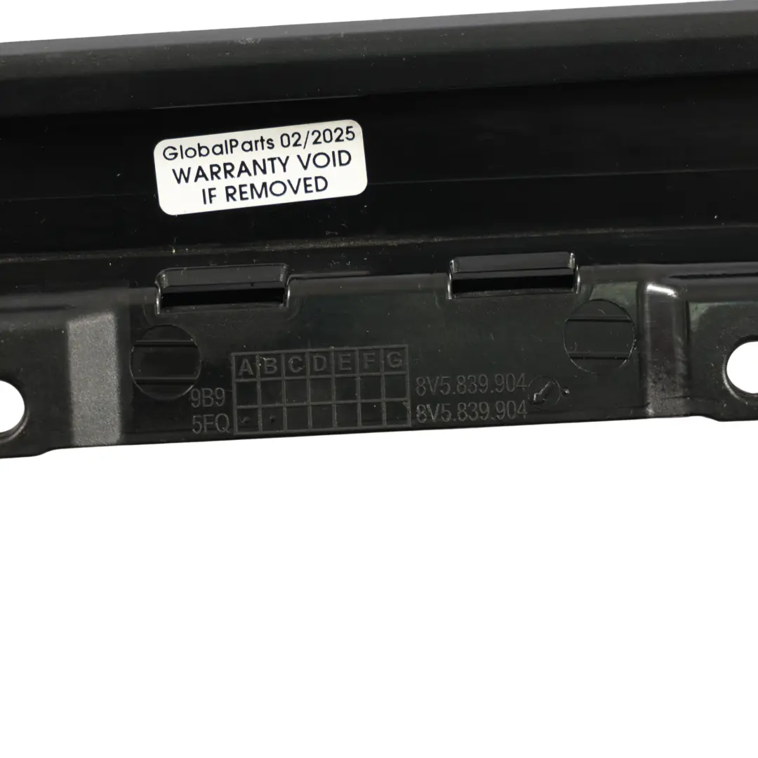 Audi A3 8V Osłona Słupka Panel Prawy Tył - SKU 8V5839904B - Numer Części 8V5839904B