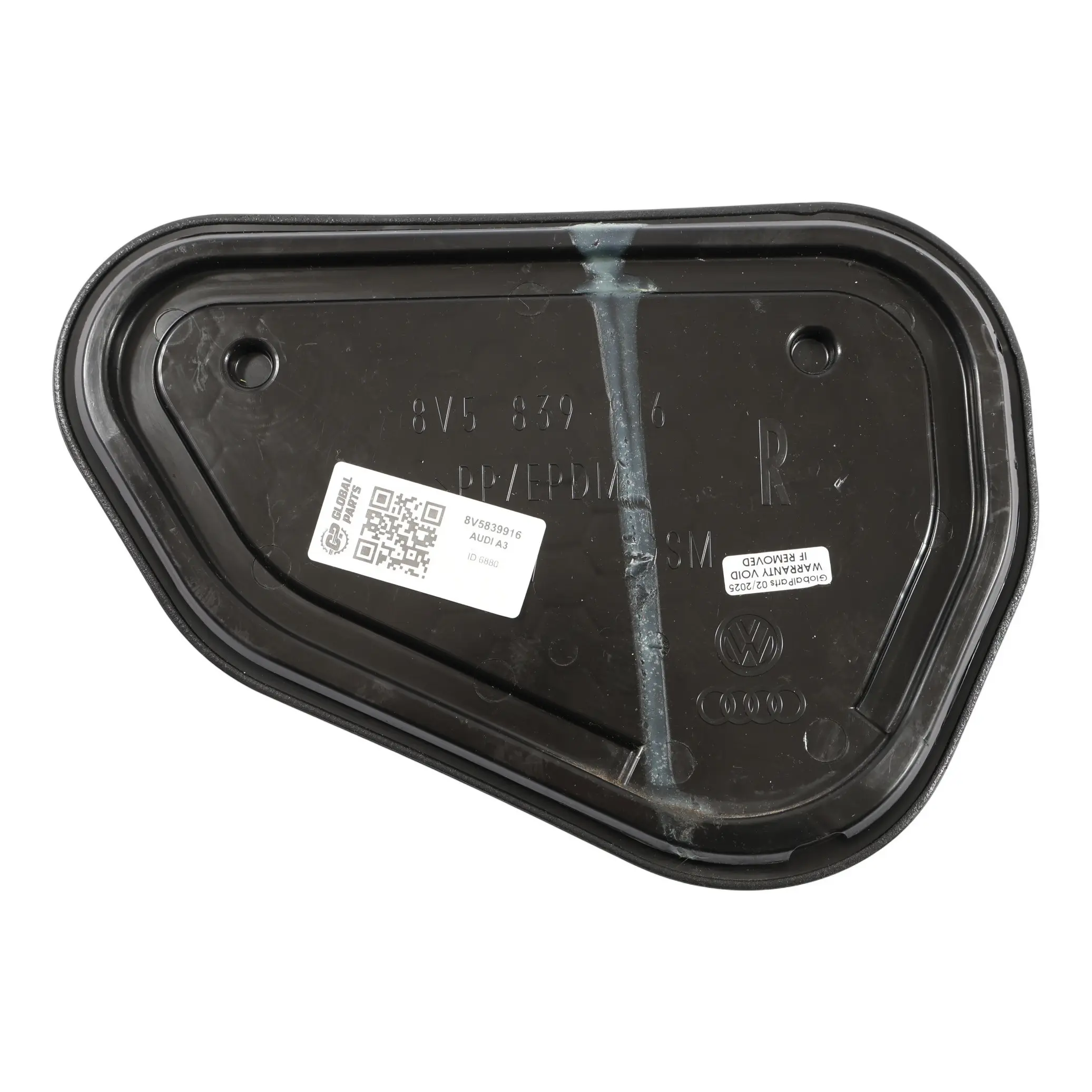 Audi A3 8V Inner Door Cover Panel Rear Right O/S 8V5839916