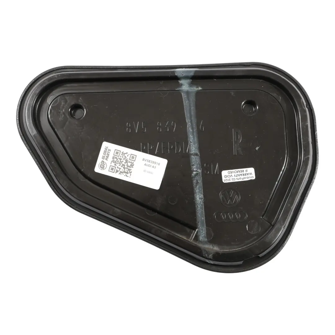 Inner Door Cover Panel Rear Right O/S to Audi A3 8V with Part number 8V5839916 Audi A3 8V Inner Door Cover Panel Rear Right O/S - SKU 8V5839916 - Part number 8V5839916