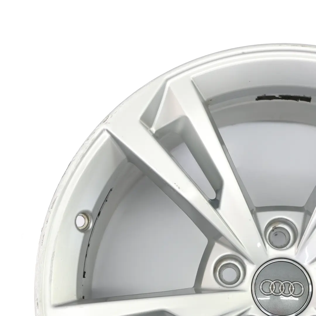 Audi A4 B9 8W Jante Alliage Argent 18" 8.5J ET:29 Rayons En Étoile - SKU 8W0601025AK-1 - Numéro de pièce 8W0601025AK
