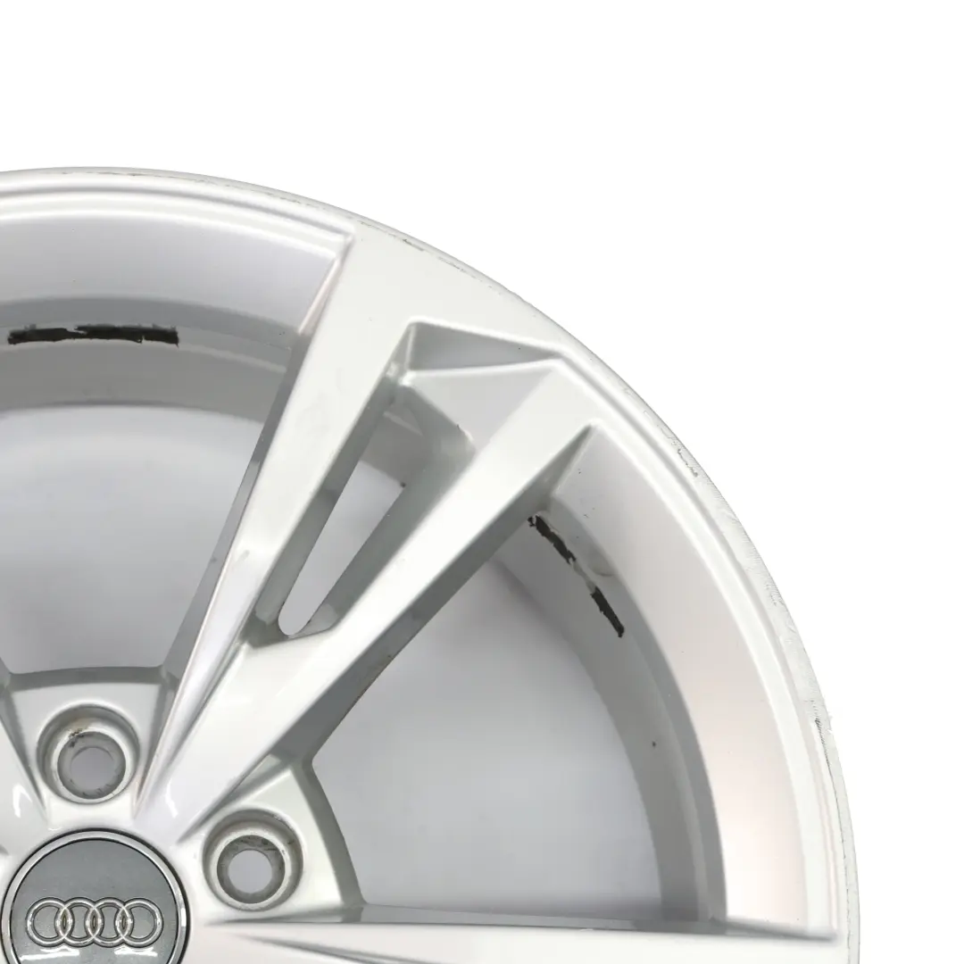 Alloy Rim 18" 8.5J ET:29 Star Spoke to Audi A4 B9 8W Silver Wheel with Part number 8W0601025AK Audi A4 B9 8W Silver Wheel Alloy Rim 18" 8.5J ET:29 Star Spoke - SKU 8W0601025AK-1 - Part number 8W0601025AK
