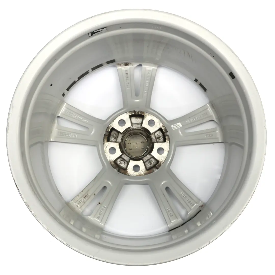 Audi A4 B9 8W Silver Wheel Alloy Rim 18" 8.5J ET:29 Star Spoke - SKU 8W0601025AK-2 - Part number 8W0601025AK