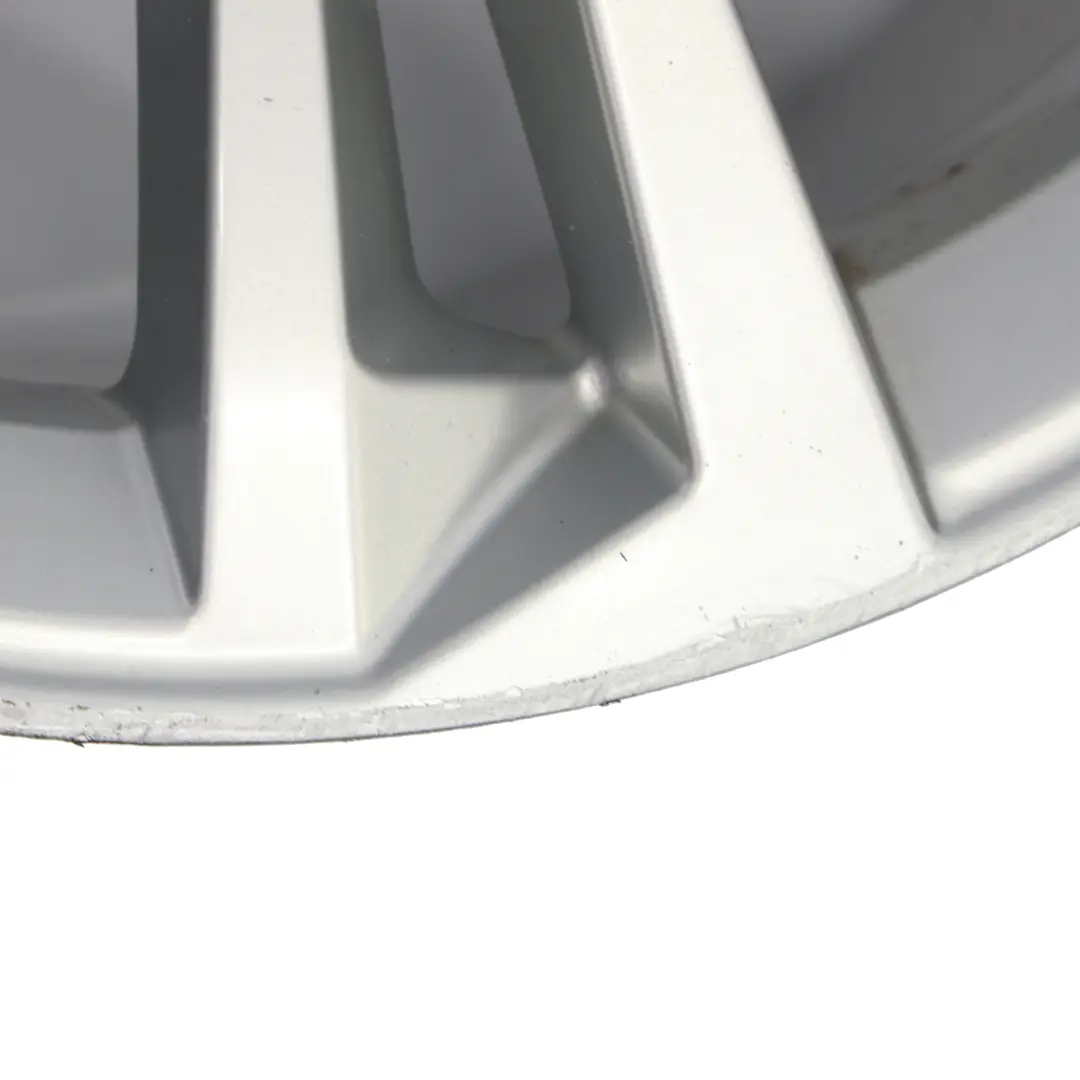 Audi A4 B9 8W Silver Wheel Alloy Rim 18" 8.5J ET:29 Star Spoke - SKU 8W0601025AK-2 - Part number 8W0601025AK