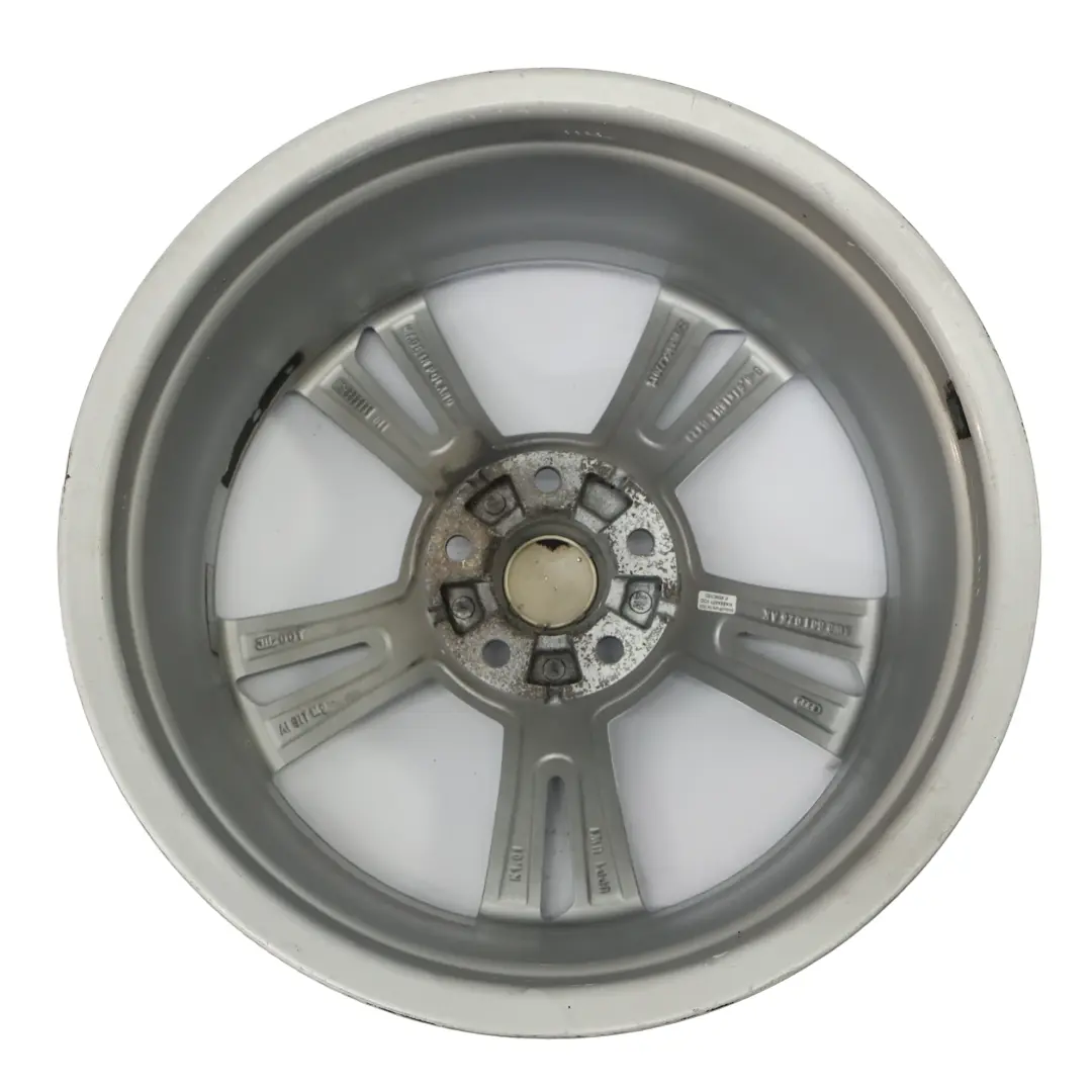 Alloy Rim 18" 8.5J ET:29 Star Spoke to Audi A4 B9 8W Silver Wheel with Part number 8W0601025AK Audi A4 B9 8W Silver Wheel Alloy Rim 18" 8.5J ET:29 Star Spoke - SKU 8W0601025AK-3 - Part number 8W0601025AK